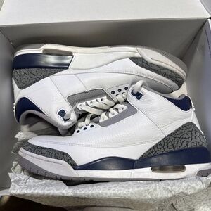 Size 12 - Air Jordan 3 Retro Midnight Navy